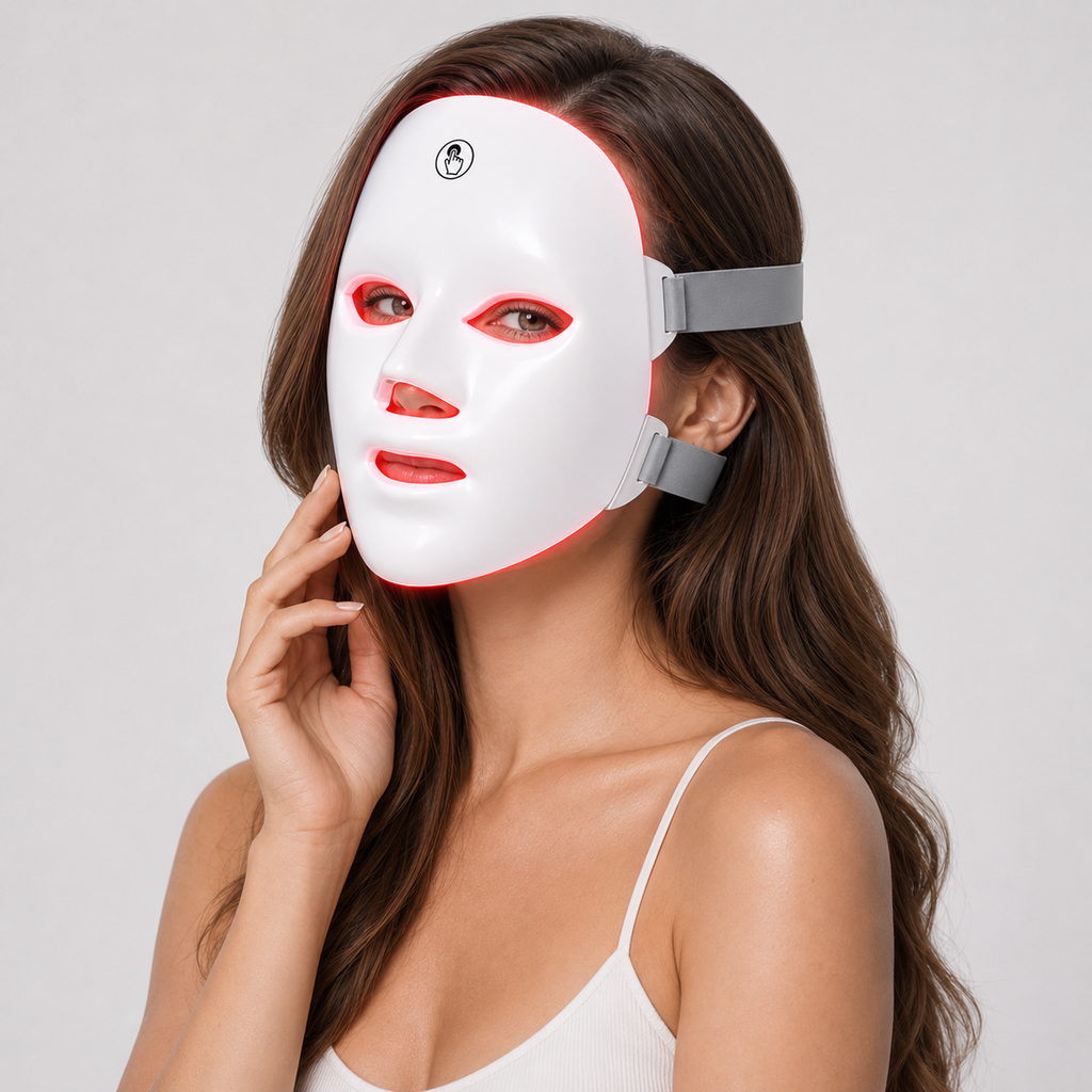 LED Facial Mask – 7+1 Color Light Therapy